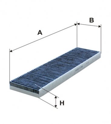 WP9363 WIX-FILTRON Фільтр салону вугільний (пр-во WIX-Filtron)