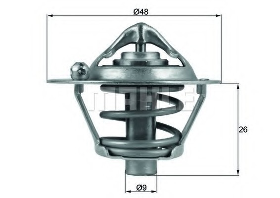 TX 108 82 D MAHLE Термостат FORD; MAZDA; VOLVO (пр-во Mahle)