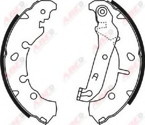 C0G046ABE ABE (Польша) Гальмівні колодки, барабанные C0G046ABE ABE