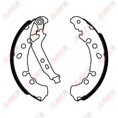 C02079ABE ABE (Польша) Гальмівні колодки, барабанные C02079ABE ABE