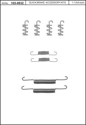 105-0832 QUICK BRAKE Комплектующие