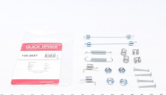 105-0657 QUICK BRAKE Р/к барабанних гальм. колодок QUICK BRAKE