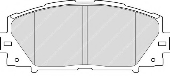 FDB4310 FERODO (Германия) Тормозные колодки, дисковые. FDB4310 FERODO