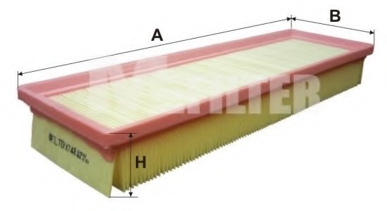 K748 MFILTER Фільтр повітряний CITROEN (пр-во M-filter)