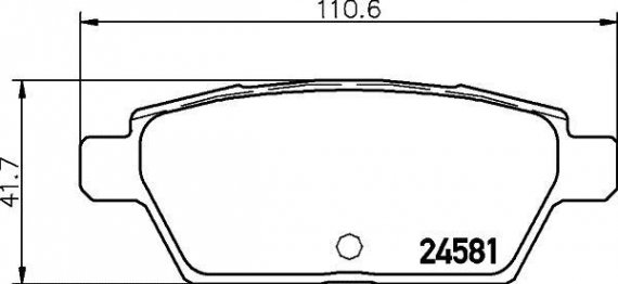 P49 051 BREMBO (Германия) Колодки гальмівні дискові, к-кт. BREMBO