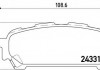 Колодки гальмівні дискові, к-кт. BREMBO P78 014