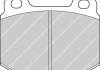 Колодки тормозные дисковые, к-кт. FERODO FDB116