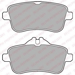 LP2443 DELPHI Гальмівні колодки, дискові LP2443 DELPHI