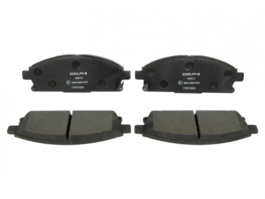 LP1659 DELPHI Тормозные колодки, дисковые. LP1659 DELPHI