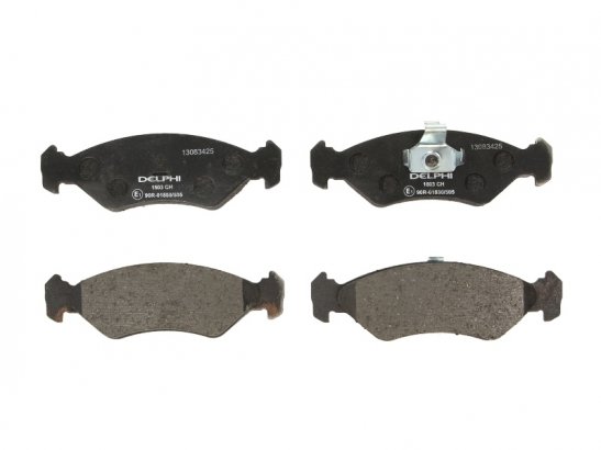 LP1603 DELPHI Тормозные колодки, дисковые. LP1603 DELPHI