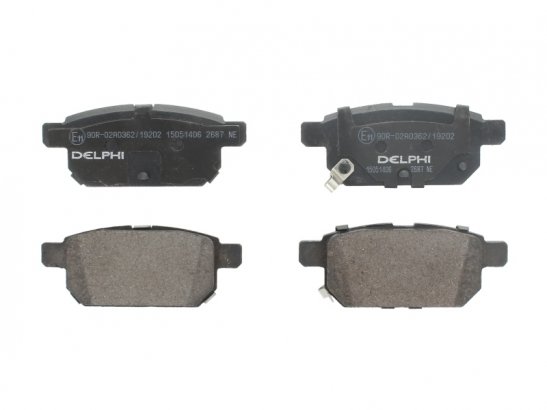 LP2687 DELPHI Тормозные колодки, дисковые. LP2687 DELPHI