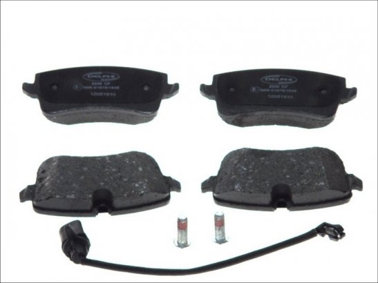 LP2249 DELPHI Тормозные колодки, дисковые. LP2249 DELPHI
