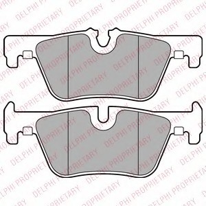 LP2286 DELPHI Гальмівні колодки, дискові LP2286 DELPHI
