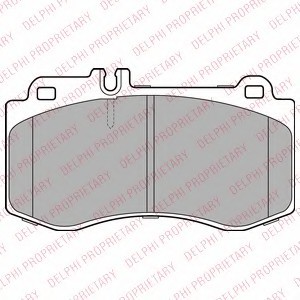 LP2304 DELPHI Гальмівні колодки, дискові LP2304 DELPHI