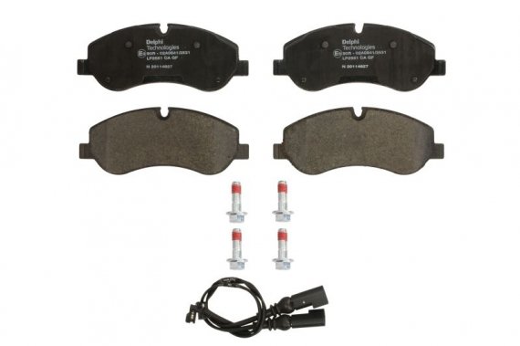 LP2661 DELPHI Тормозные колодки, дисковые. LP2661 DELPHI