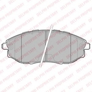 Гальмівні колодки, дискові LP2183 DELPHI