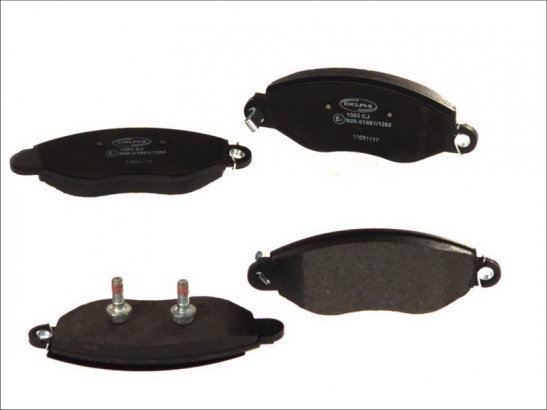 LP1583 DELPHI Тормозные колодки, дисковые. LP1583 DELPHI