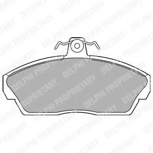 Комплект гальмівних колодок з 4 шт. дисків