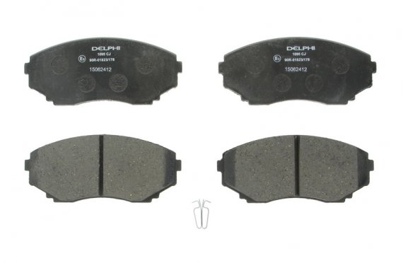 LP1095 DELPHI Тормозные колодки, дисковые. LP1095 DELPHI