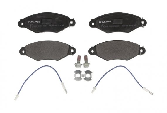 LP1519 DELPHI Тормозные колодки, дисковые. LP1519 DELPHI