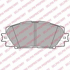 LP2135 DELPHI Гальмівні колодки, дискові LP2135 DELPHI