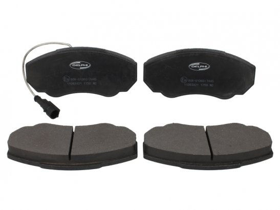 LP1750 DELPHI Тормозные колодки, дисковые. LP1750 DELPHI