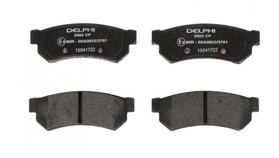 LP2502 DELPHI Тормозные колодки, дисковые. LP2502 DELPHI