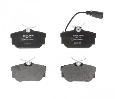LP1541 DELPHI Тормозные колодки, дисковые. LP1541 DELPHI