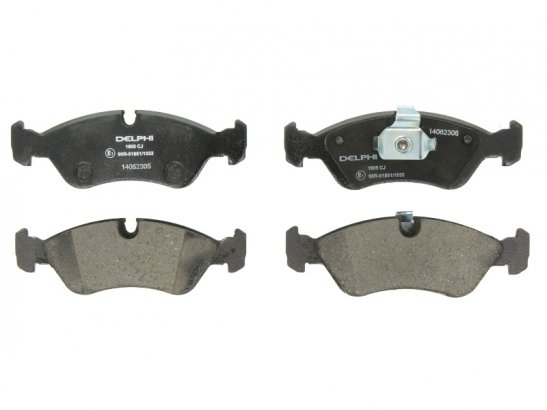 Гальмівні колодки, дискові. LP1605 DELPHI