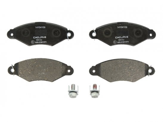 LP1610 DELPHI Тормозные колодки, дисковые. LP1610 DELPHI
