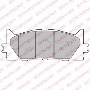 LP2169 DELPHI Гальмівні колодки, дискові LP2169 DELPHI