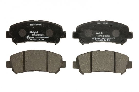 LP2031 DELPHI Тормозные колодки, дисковые. LP2031 DELPHI