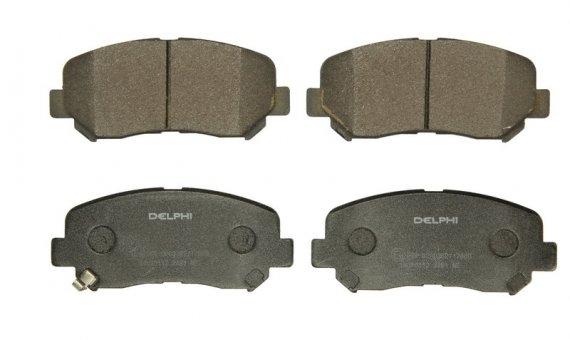 LP2481 DELPHI Тормозные колодки, дисковые. LP2481 DELPHI