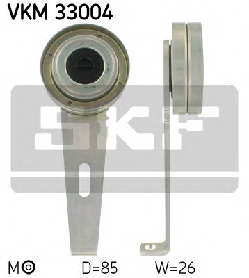 VKM 33004 SKF Натяжной ролик, поликлиновой ремень SKF