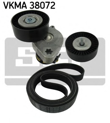 Натяжний ролик, поліклиновий ремінь SKF VKM 38072