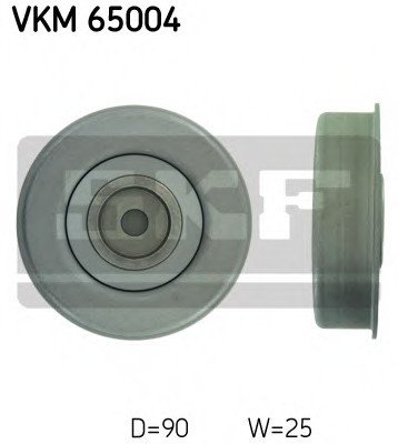 VKM 65004 SKF Натяжной ролик, поликлиновой ремень SKF