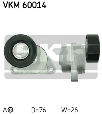 VKM 60014 SKF Натяжной ролик, поликлиновой ремень SKF