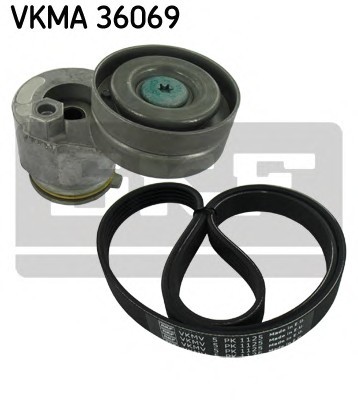 VKM 36069 SKF Натяжной ролик, поликлиновой ремень SKF