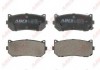 Колодки гальм. зад. Kia Carens 02->  (ABE)