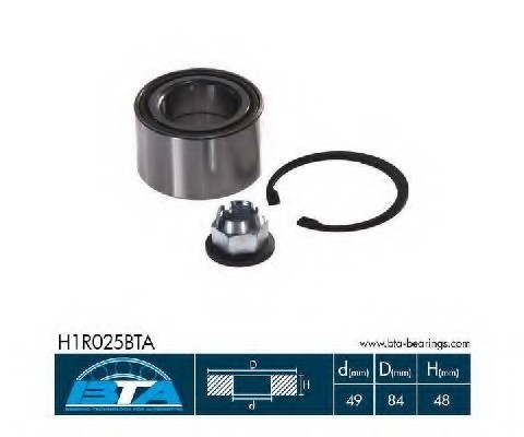 H1R025BTA BTA (Poland) Підшипник