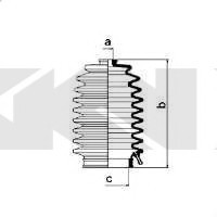 83831 SPIDAN (GKN) Пыльник рулевого механизма SPIDAN (GKN)