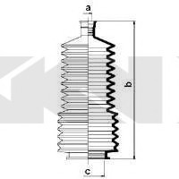 83833 SPIDAN (GKN) Пыльник рулевого механизма SPIDAN (GKN)