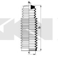 83865 SPIDAN (GKN) Пильовик кермового механізму SPIDAN (GKN)