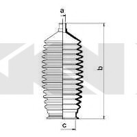 83943 SPIDAN (GKN) Пыльник рулевого механизма SPIDAN (GKN)