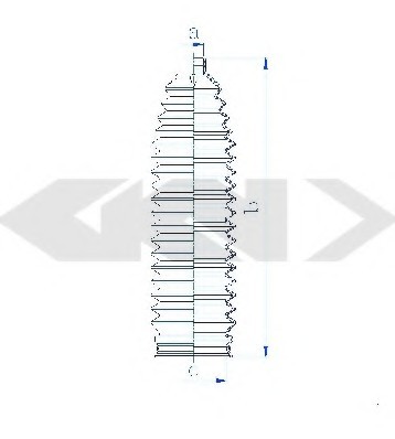 84122 SPIDAN (GKN) Пыльник рулевого механизма SPIDAN (GKN)