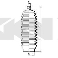83868 SPIDAN (GKN) Пыльник рулевого механизма SPIDAN (GKN)