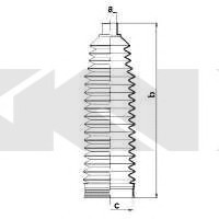 84068 SPIDAN (GKN) Пильовик кермового механізму SPIDAN (GKN)