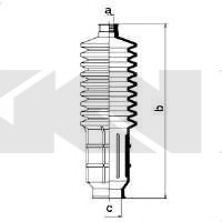 83556 SPIDAN (GKN) Пильовик кермового механізму SPIDAN (GKN)