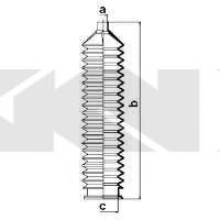 83919 SPIDAN (GKN) Пильовик кермового механізму SPIDAN (GKN)