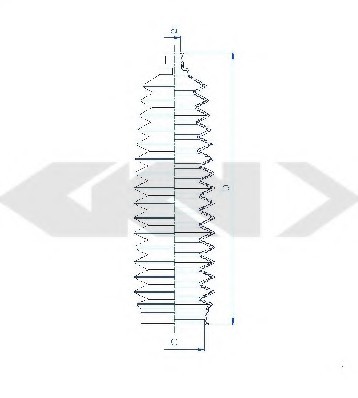 84263 SPIDAN (GKN) Пыльник рулевого механизма SPIDAN (GKN)